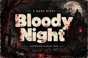 Bloody Distress Bold. Gritty., a Sans Serif Font by Wow Magic (Thumbnail 3 of 4)
