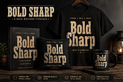 Bold Sharp, a Slab Serif Font by Wow Magic (Thumbnail 2 of 9)