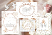 Hand Painted Baptism Watercolor Set, a Background Graphic by LenArt (Thumbnail 2 of 19)