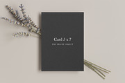 Card Mockup 5x7, PSD, a Print Template by Snoflinga (Thumbnail 4 of 4)
