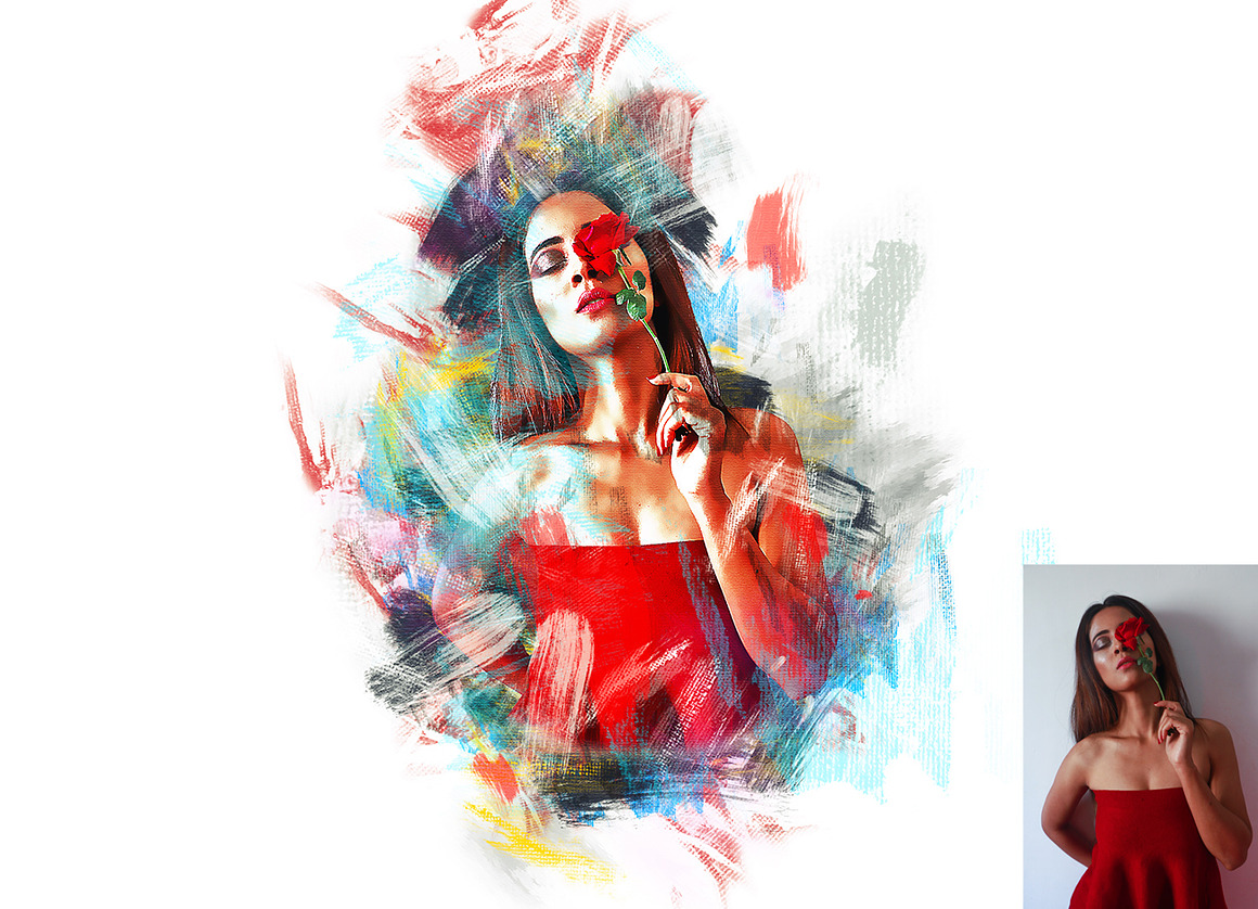 Watercolor Effect Photoshop Action B, an Action Add-On by Studio Retouch (Photo 11 of 28)