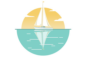 Sailing yacht.
