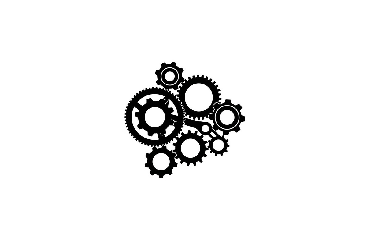 Gear & Cogwheel Silhouette Vector Bu, an Illustration by jahid234 (Photo 33 of 51)