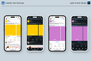 LinkedIn Ads Mockups, a Social Media Template by lprdesigns (Thumbnail 5 of 6)