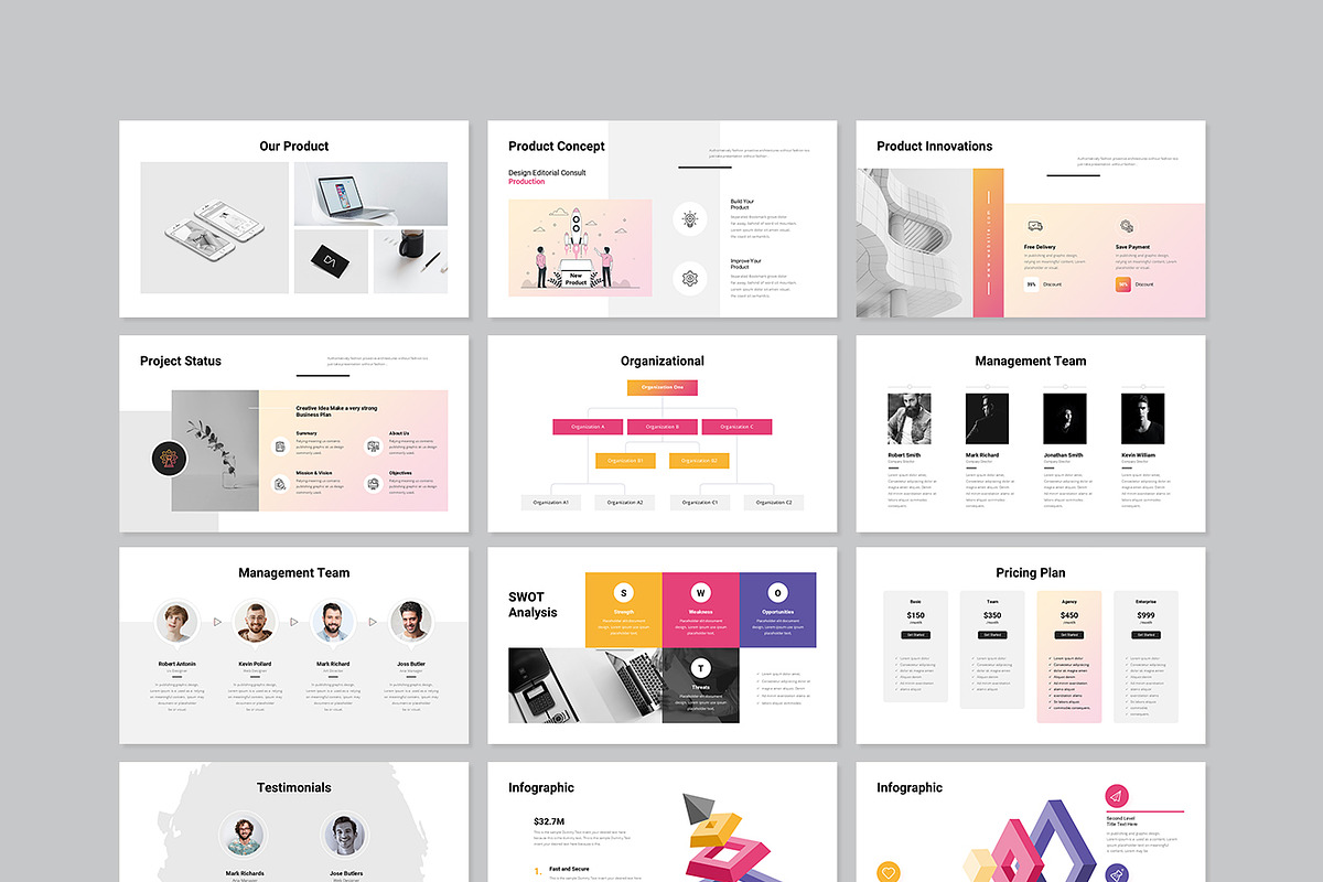 Business Plan Presentation Template, a Presentation Template by GenerousArt (Photo 8 of 8)