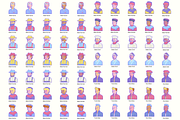 795 Diversity Avatars, an Outline Icon by Flat Icons (Thumbnail 12 of 15)