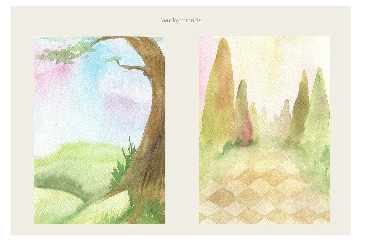 Watercolor Alice in Wonderland, an Illustration by Love Watercolor Store (Photo 9 of 14)