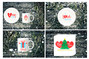 Christmas bundle Winter Mockups, a Cups & Container Mockup by VetalStock (Thumbnail 1 of 6)