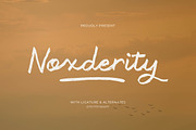 Noxderity | Handwritten Font, a Handwritten Font by gracetype_studio (Thumbnail 1 of 13)