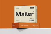Cardboard Shipping Mailer Box Mockup, a Packaging Mockup by Ram Studio LLC (Thumbnail 8 of 14)