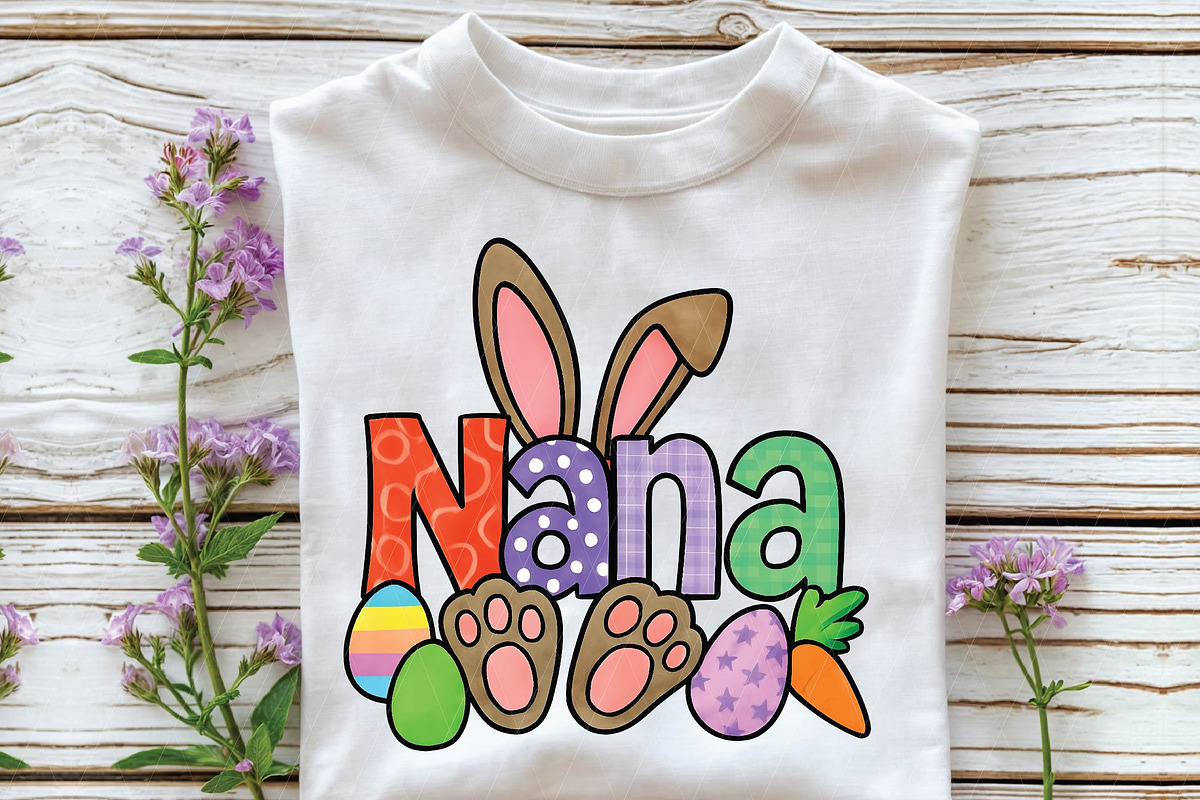 Retro Mama Easter PNG, Bunny Ears, an Illustration by DreamPrint404 (Photo 7 of 7)