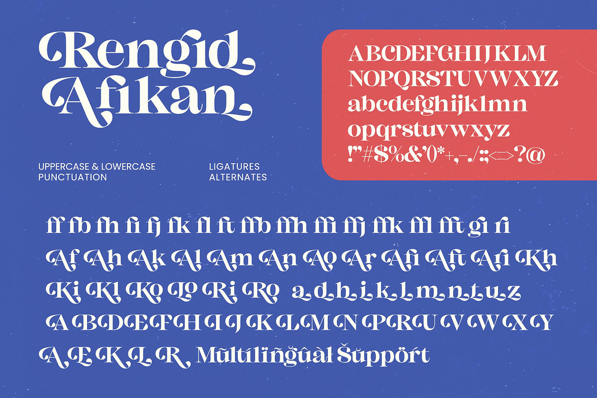 Rengid Afikan Bold Serif Display, a Serif Font by timelesstype.co (Photo 10 of 10)