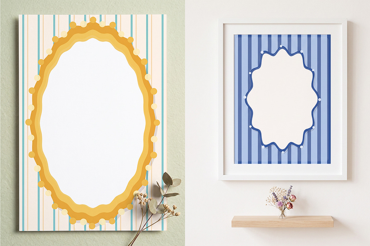 Vintage Label Frames Clipart, an Object Graphic by Cool Worker (Photo 3 of 5)