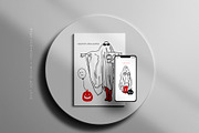 MODERN  Halloween Ghosts Collection, an Illustration by ArtOLB (Thumbnail 10 of 11)