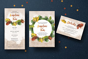 Warm Autumn Wedding Invitation Suite, an Invitation Template by land art (Thumbnail 2 of 6)
