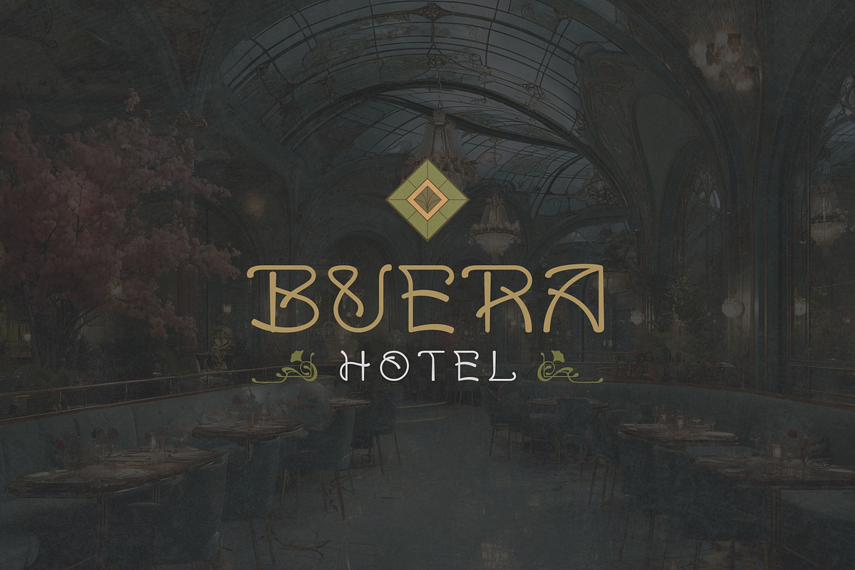 Typobelle - Art Nouveau Typeface, a Serif Font by HipFonts (Photo 5 of 9)