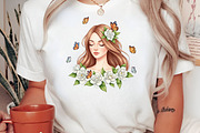 Floral Portraits with Butterflies, an Illustration by Craft Nest (Thumbnail 8 of 9)