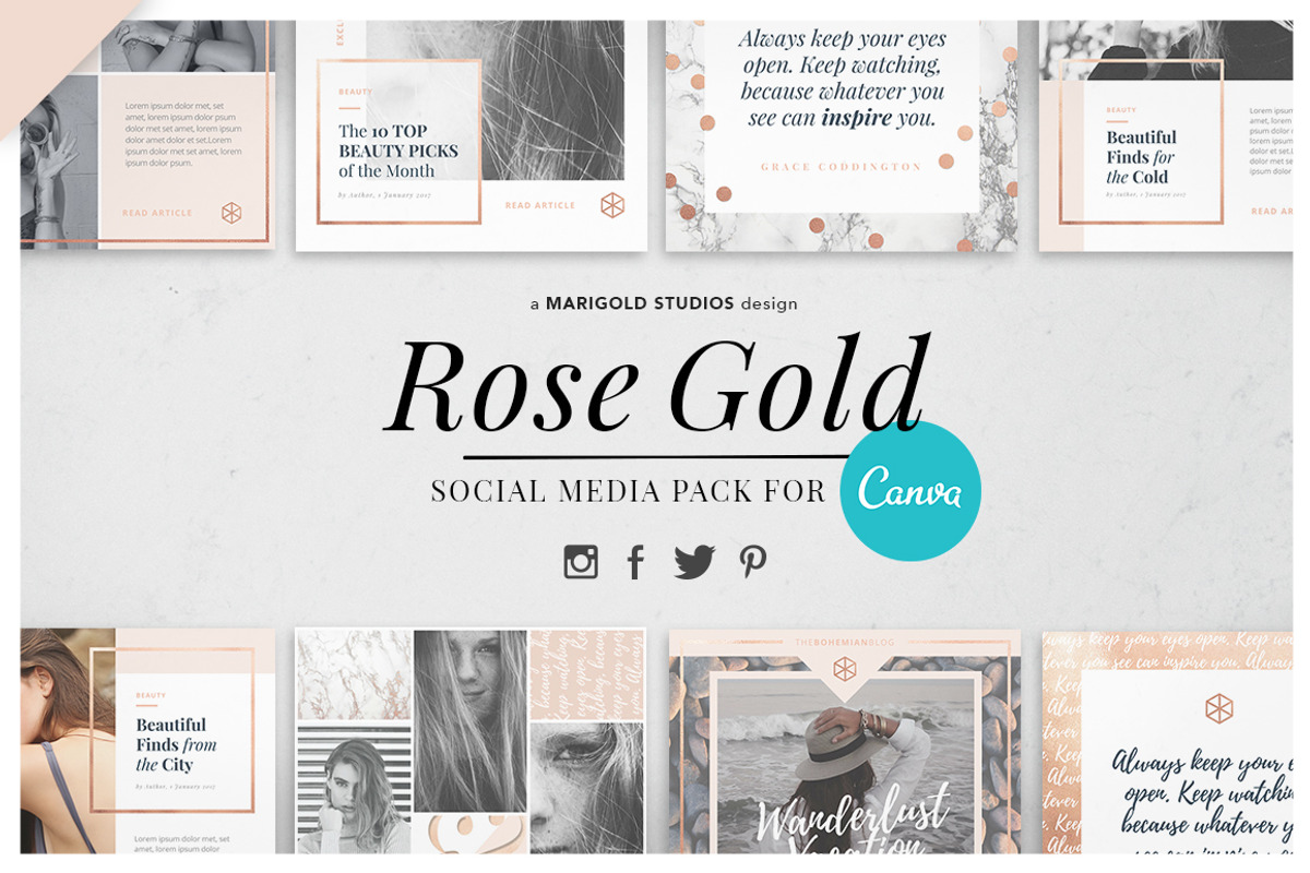 MARIGOLD | Instagram Canva Bundle, a Social Media Template by Marigold Studios (Photo 26 of 48)