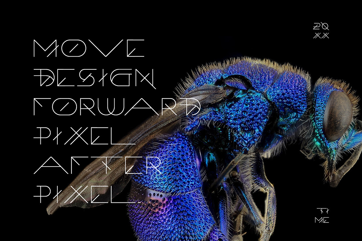 Joky - Light futuristic font, a Font by DanieleFranchi (Photo 5 of 9)