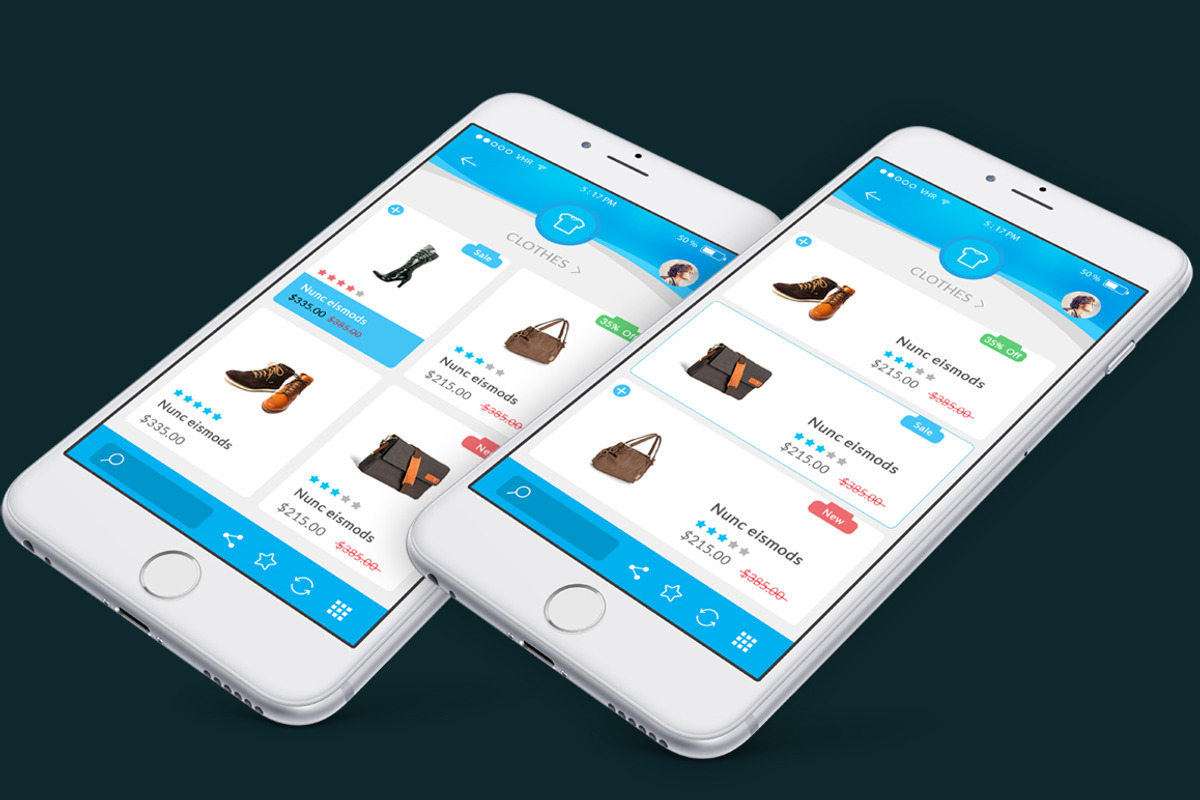 Mobile Creative Shop UI kit, an UI Kit Template by Alireza Farzad (Photo 2 of 7)
