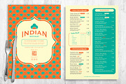 Indian Restaurant Menu Template, a Flyer Template by BrandPacks (Thumbnail 2 of 5)