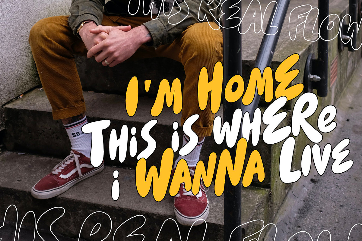 New Yorkies - Bubble Type, a Handwritten Font by ikiiko (Photo 5 of 7)