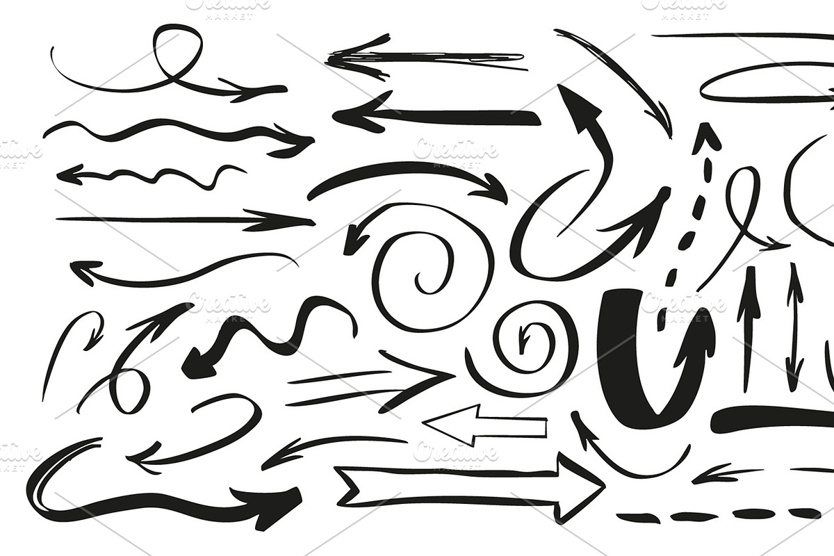 Marker Scribbles Pack, a Texture Graphic by alexdndz (Photo 3 of 11)