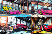 419 MJ Prompts & Srefs for Car Art, an Illustration by Sevenstyles (Thumbnail 4 of 15)