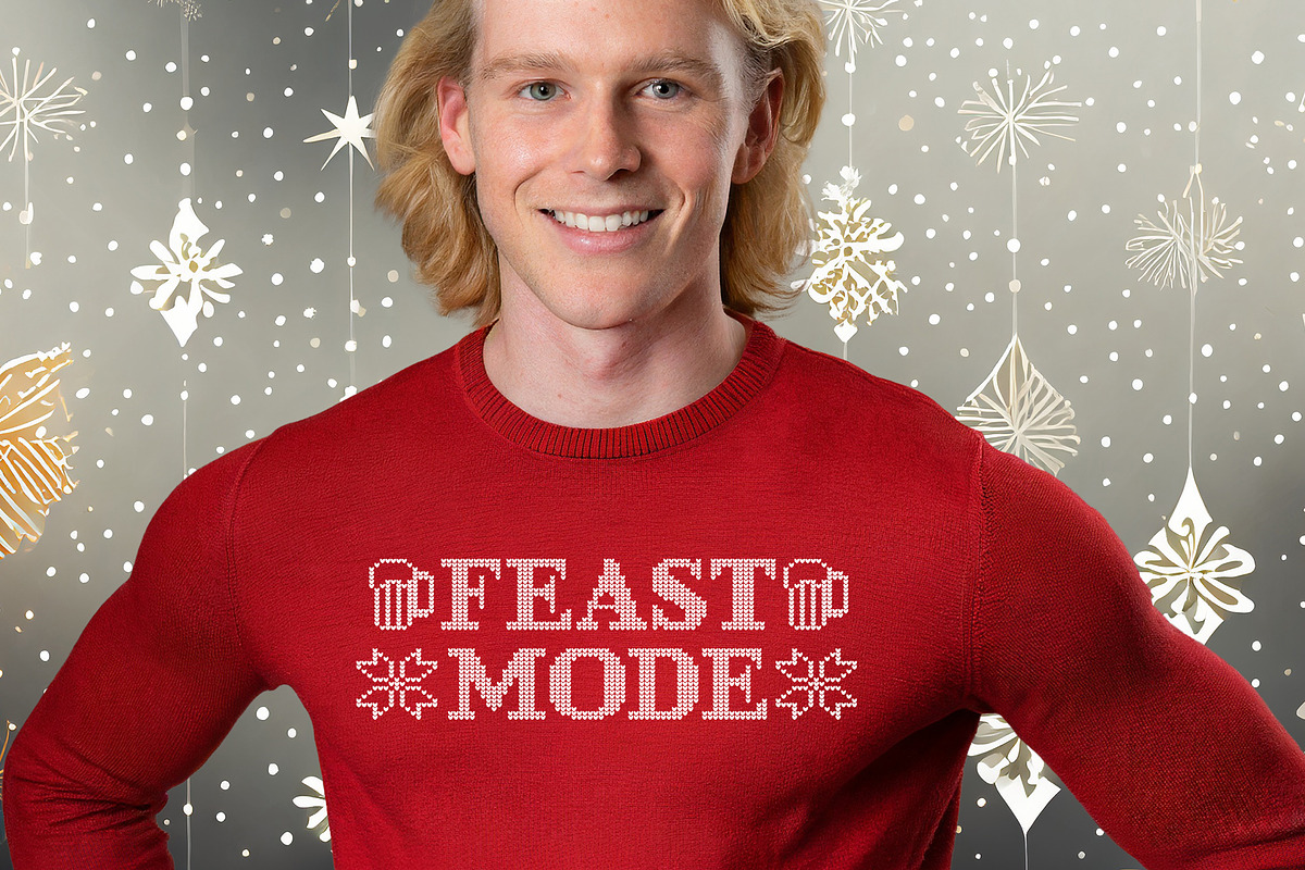 Ugly Sweater Serif Font, a Serif Font by Fontastic Ventures (Photo 4 of 5)