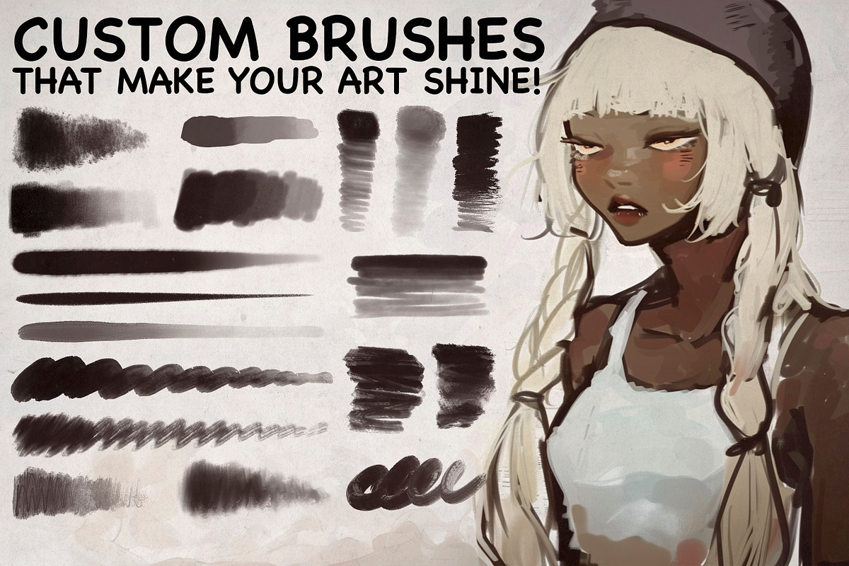 80 Daily Sketch Procreate Brushes, a Brush Add-On by Nuclear Brushes (Photo 3 of 7)