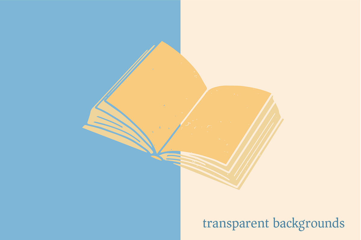 Book Lovers Cozy Reader Clipart, an Object Illustration by Ginny and Sam (Photo 4 of 11)
