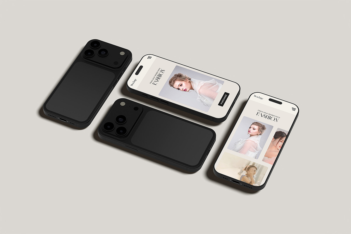 iPhone 17 Screen Mockup, an iPhone Mockup by Eka Restu D. Putra (Photo 5 of 14)
