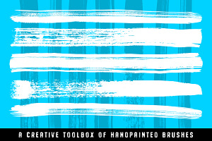 67 Illustrator Paint Stroke Brushes