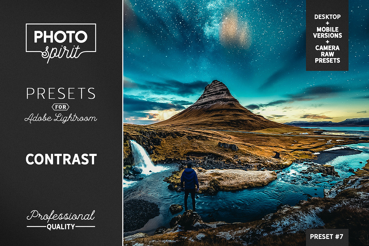 Contrast LR Presets Mobile + Desktop, a Plug-in Add-On by PhotoSpirit (Photo 1 of 10)