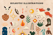 Wild West modern design set, an Animal Illustration by Beauty Drops (Thumbnail 3 of 10)