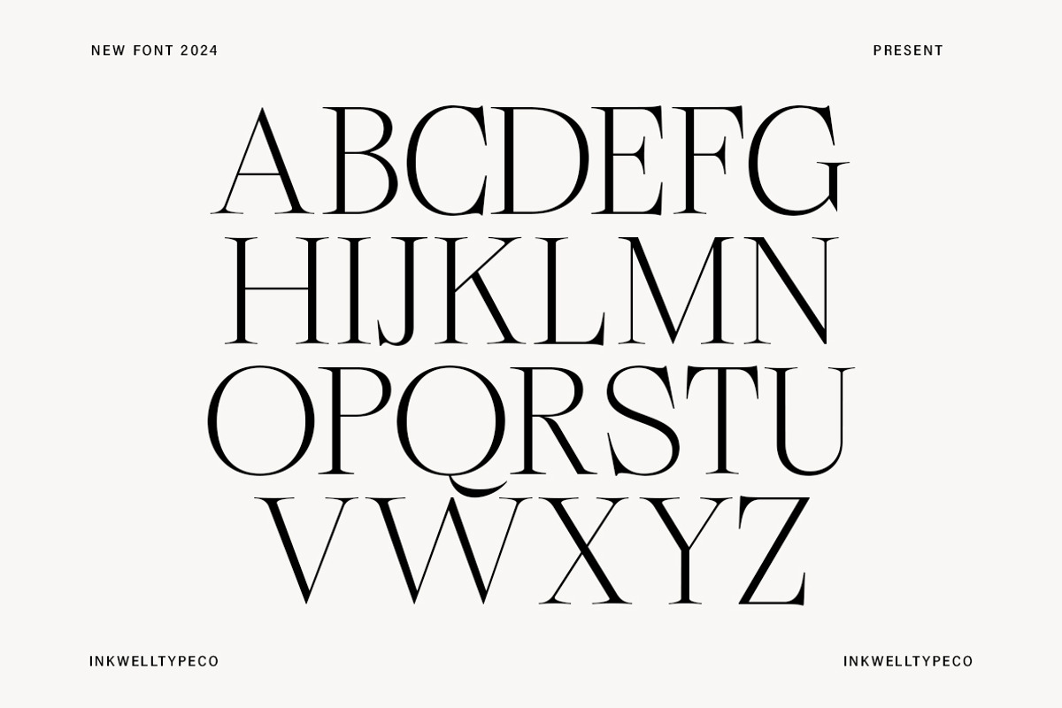 Begalia Serif - Elegant Typeface, a Serif Font by InkwellTypeCo (Photo 14 of 14)