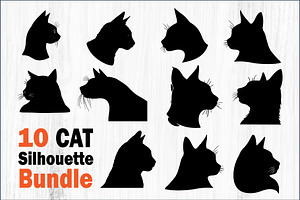 Cat Silhouette Vector Bundle, an Object Graphic by BIPLOB EXPERT