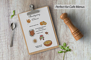 Cozy Thanksgiving Clipart Bundle, a Decorative Illustration by Decor Lines (Thumbnail 7 of 10)