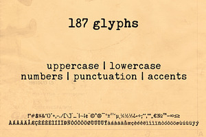 Typewriter Font