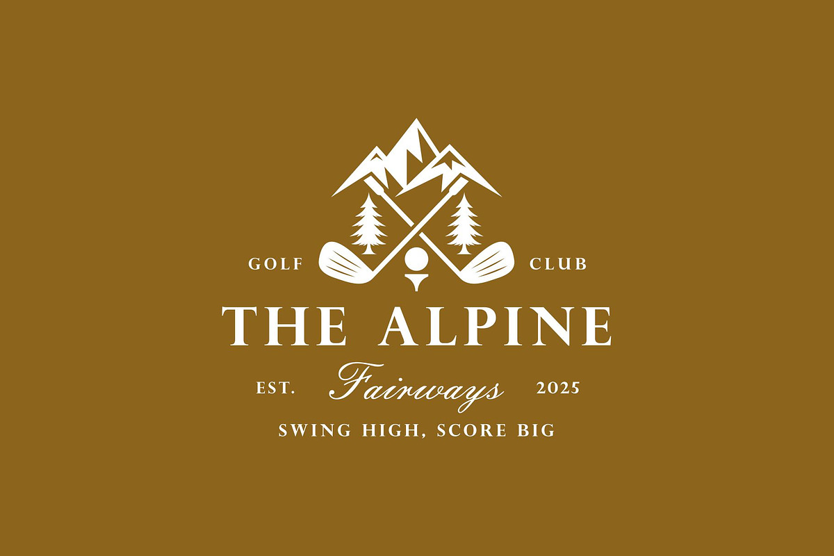Mountain Golf Logo, a Branding & Logo Template by Buqancreative (Photo 2 of 3)