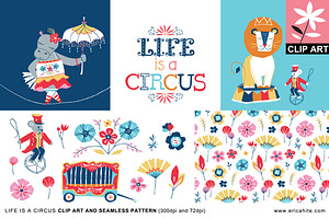 Life is a Circus: Clip Art (PNG)