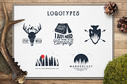 Wanderlust. 15 Double Exposure Logos, a Branding & Logo Template by Cosmic Store (Thumbnail 6 of 14)