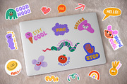 250+ Funky Digital Planner Kit, a Decorative Illustration by IuliiaSavko (Thumbnail 14 of 22)