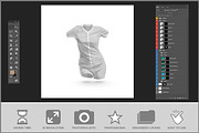 Women's Uniform Soccer Mockup PSD, a Shirt Mockup by Bruno's Shop (Thumbnail 3 of 4)