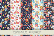 Watercolor Circus Collection, an Animal Illustration by Aquarellka (Thumbnail 6 of 10)