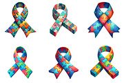 Autism Ribbon PNG., a Graphic by CitraGraphics (Thumbnail 2 of 3)