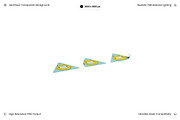 Fish Sticker Pack Triangular 3D, an Object 3D Model by Wencory (Thumbnail 3 of 3)