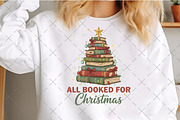 All Booked For Christmas png, an Illustration by Craft Nest (Thumbnail 2 of 6)