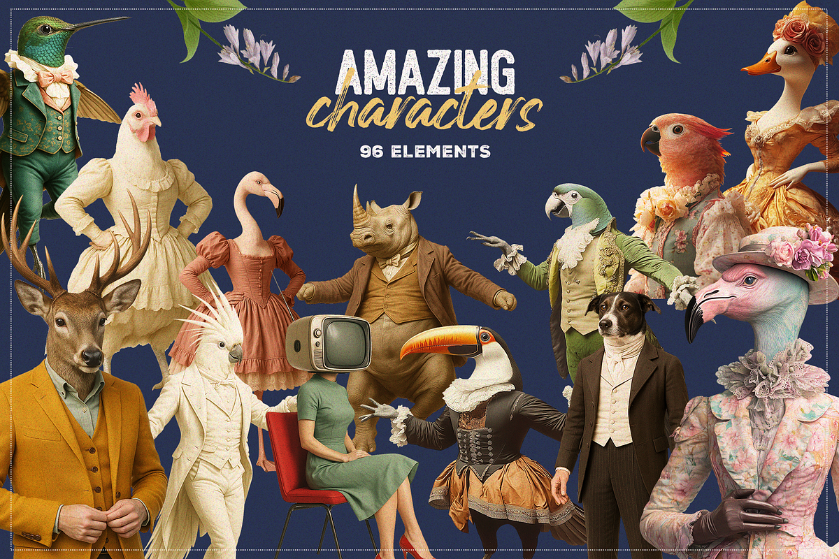 Oh So Vintage Collage Creator, an Object Graphic by SNIPESCIENTIST (Photo 3 of 30)