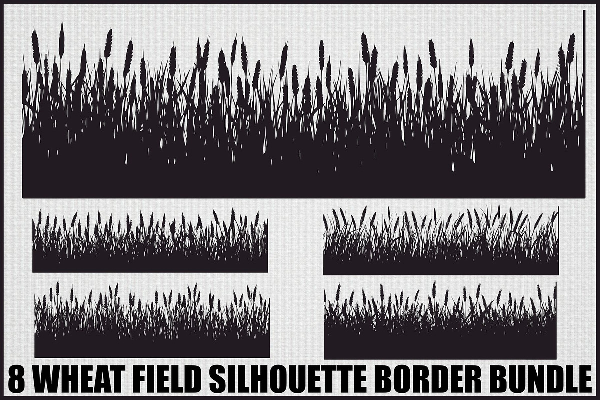 Wheat Field Border Bundle, an Illustration by Designs_River (Photo 1 of 9)